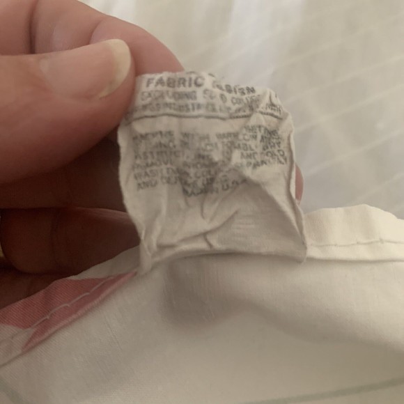 Vintage 80's Floral Percale Queen Size Flat Sheet 90” X 87” No Iron - Picture 3 of 7